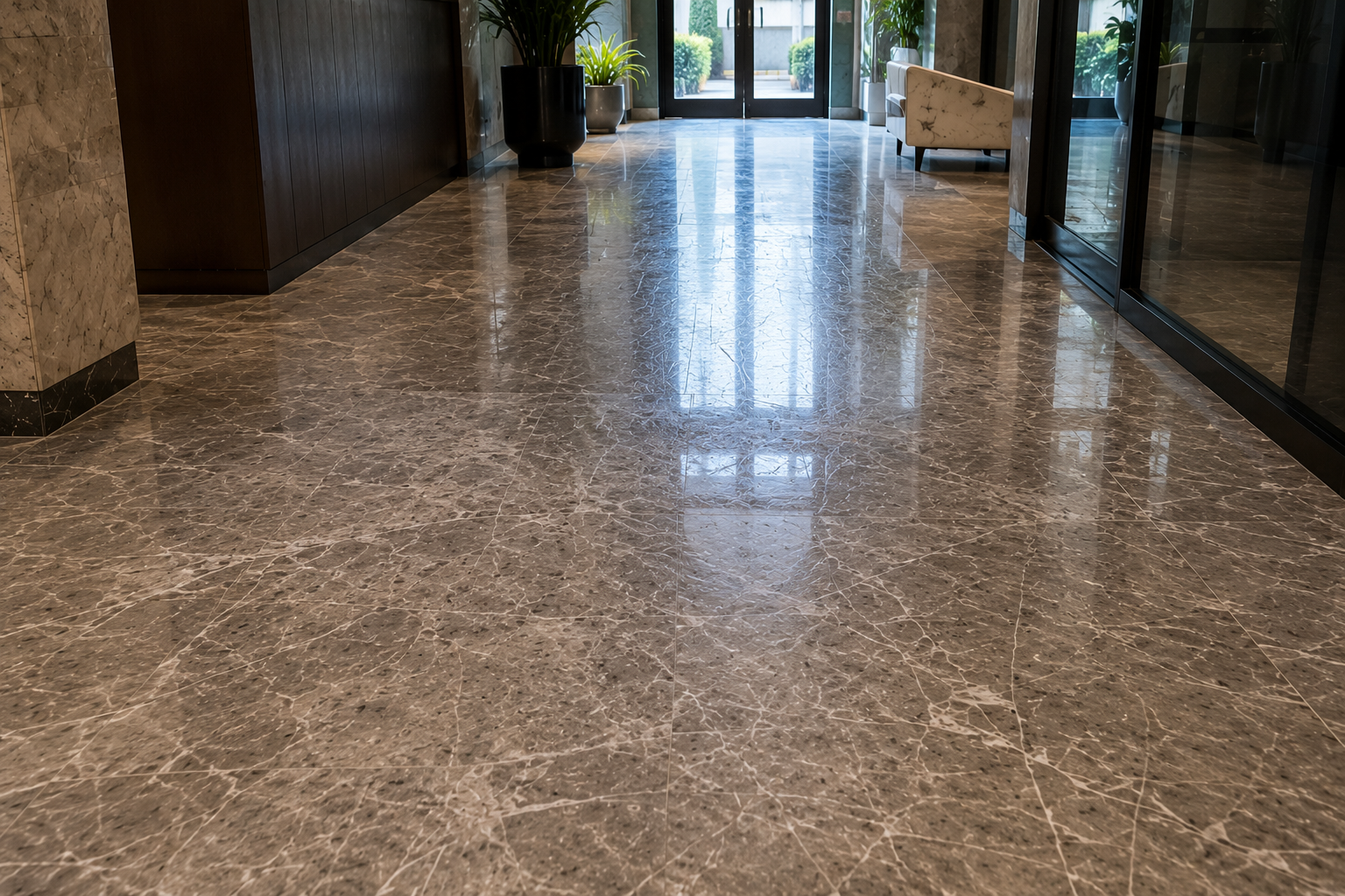 Before marble restoration