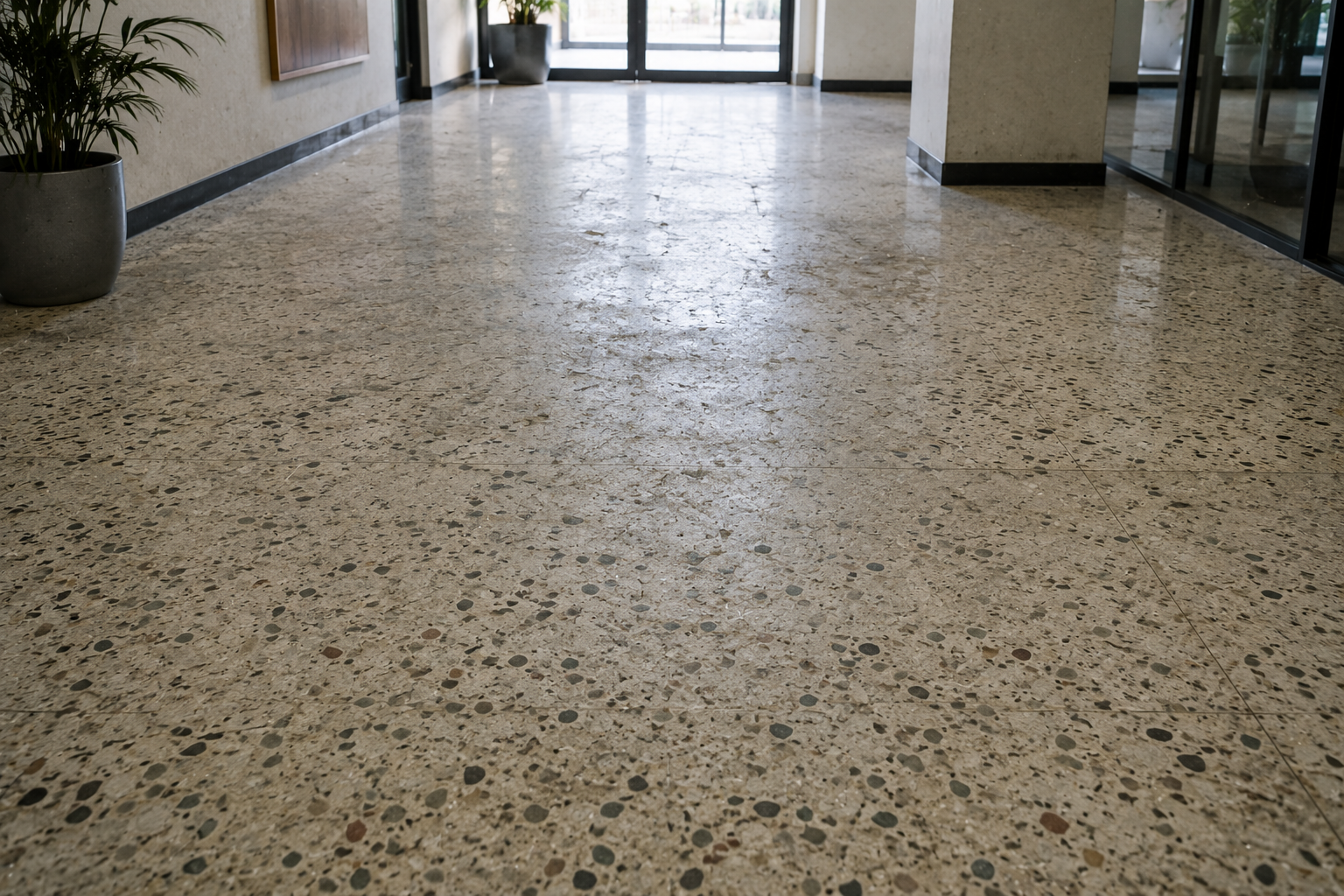 Before marble restoration